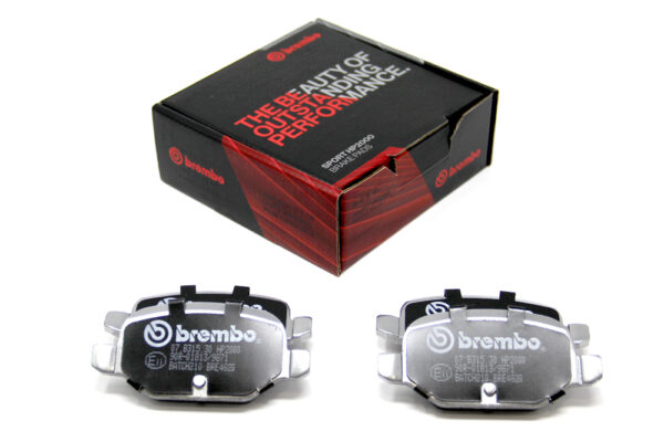 PAD Brembo 4 identical pads with pips