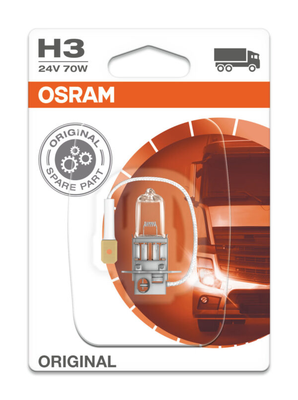 Lampada alogena per proiettori truck Osram  STANDARD 64156 H3 70W 24V PK22s